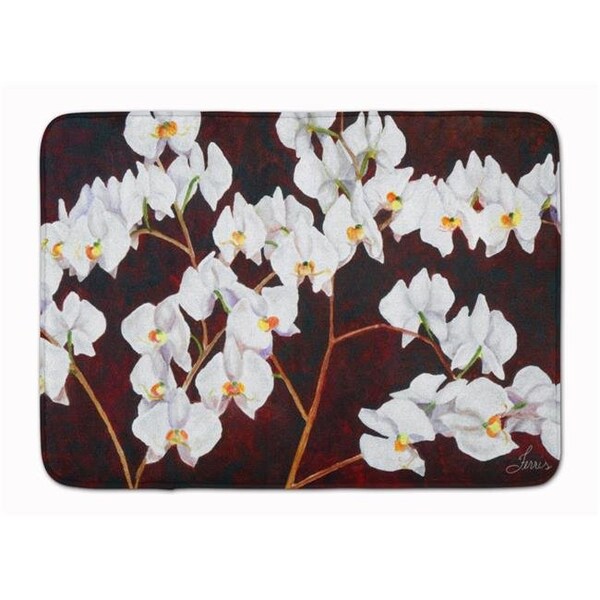 Carolines Treasures Carolines Treasures FHC1003RUG Orchids by Ferris Hotard Machine Washable Memory Foam Mat FHC1003RUG - main